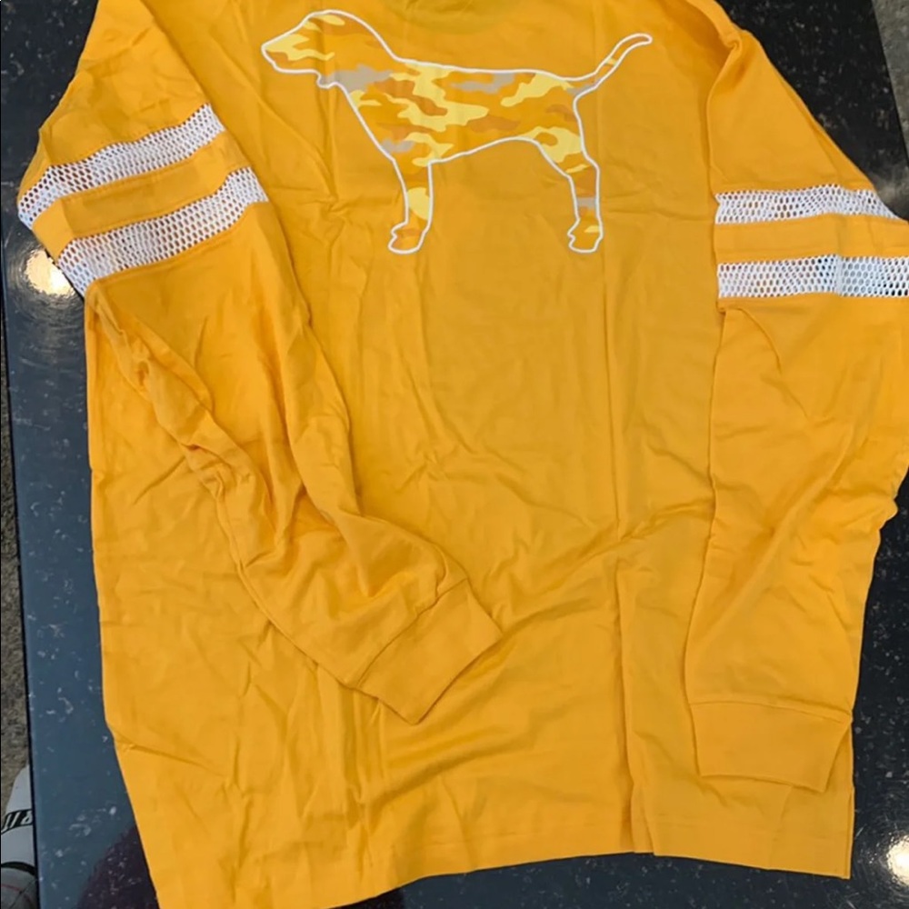 Vs pink golden yellow long sleeve
